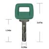 4PCS 11039228 Ignition Keys Compatible With Vol-Vo Loaders And Articulating Haul Trucks A20C A25C A30C A35C A40 DA25D DA30D A35D A40D Green