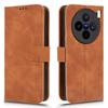For vivo X200s 5G Leather Case Skin Feel Anti Drop Wallet Flip Phone Cover