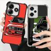 Simple Japanese Sports Cars Pattern Soft Phone Case For Xiaomi Redmi Note 14 15 Pro Plus 13 12 11S 11T 5G 10 9S 9 Plating Anti-F