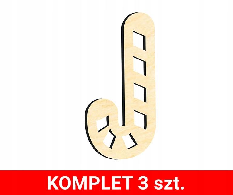 Wooden Christmas tree decorations Z52 3 pcs.