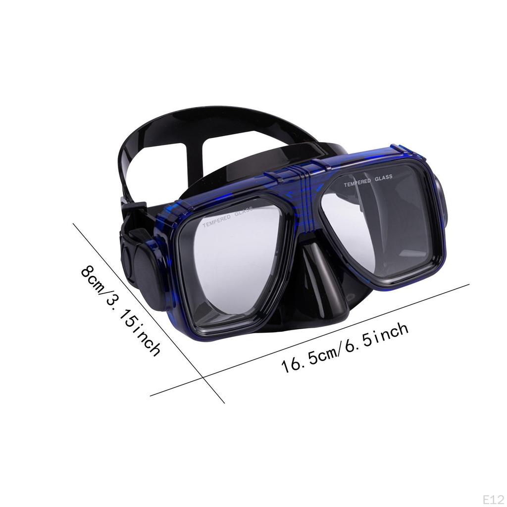 Diving Mask Equipment Snorkeling Goggle for Swimming Water Sports white