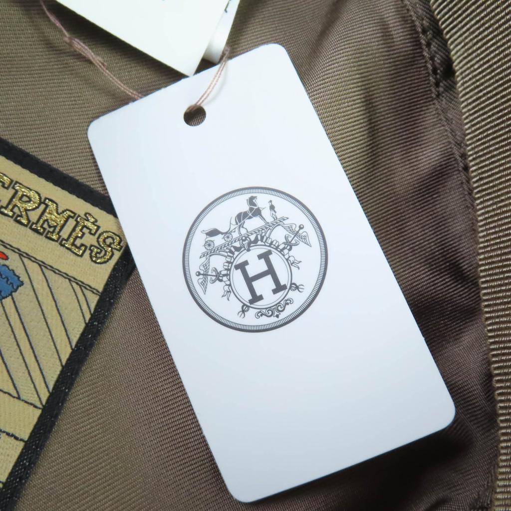 Pristine HERMES Casquette Deauville Serie Metal Brown Cashmere Women 58 Used