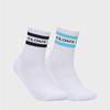 CLOUD ZERO 2S Crew Socks (2P) (0097055) CZFAF1SC903SB-WHITE