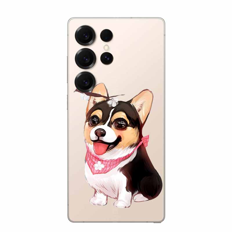 Clear Case For Samsung S25 Ultra 5G Case Clear Back Cover Animal Painting Soft Bumper For Galaxy S25Ultra Transparent Soft Funda