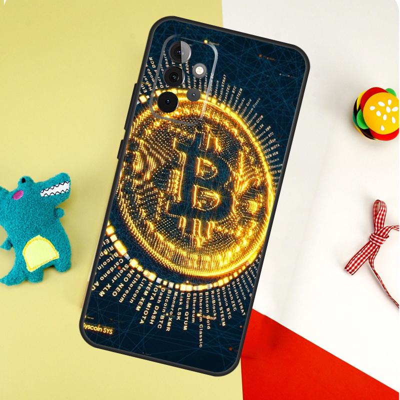 Bitcoin BTC For Samsung Galaxy A53 A33 A13 A54 A34 A14 A55 A35 A15 A05 A06 A16 A22 A32 A52 Phone Case