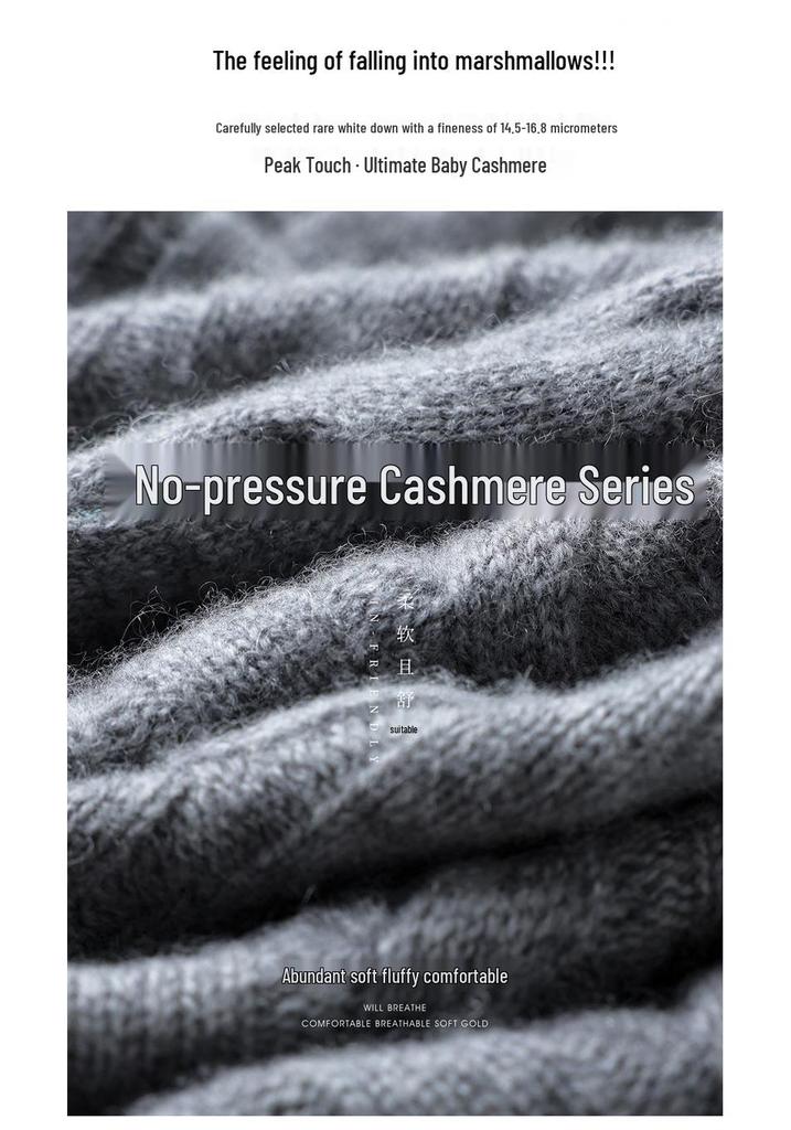 Lekasha Women's Cashmere Half-Zip Cable Knit Sweater - Autumn/Winter Collection
