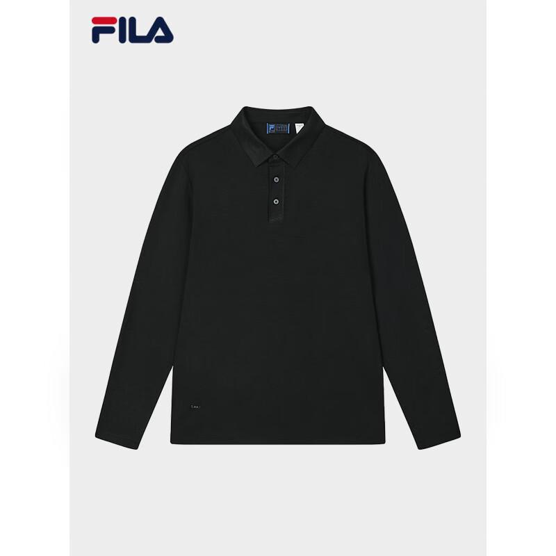 FILA Men s Knit Long Sleeve Polo Shirt XL