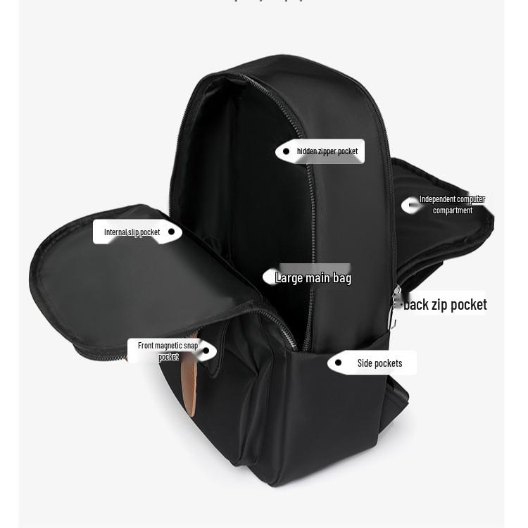 2025 Men's Versatile Large-Capacity Backpack for Commuting and Travel