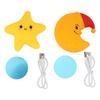 Silicone Nightlight Cute Rechargeable Wall Nursery Lamp Soft Magnetic Kids Room Decor