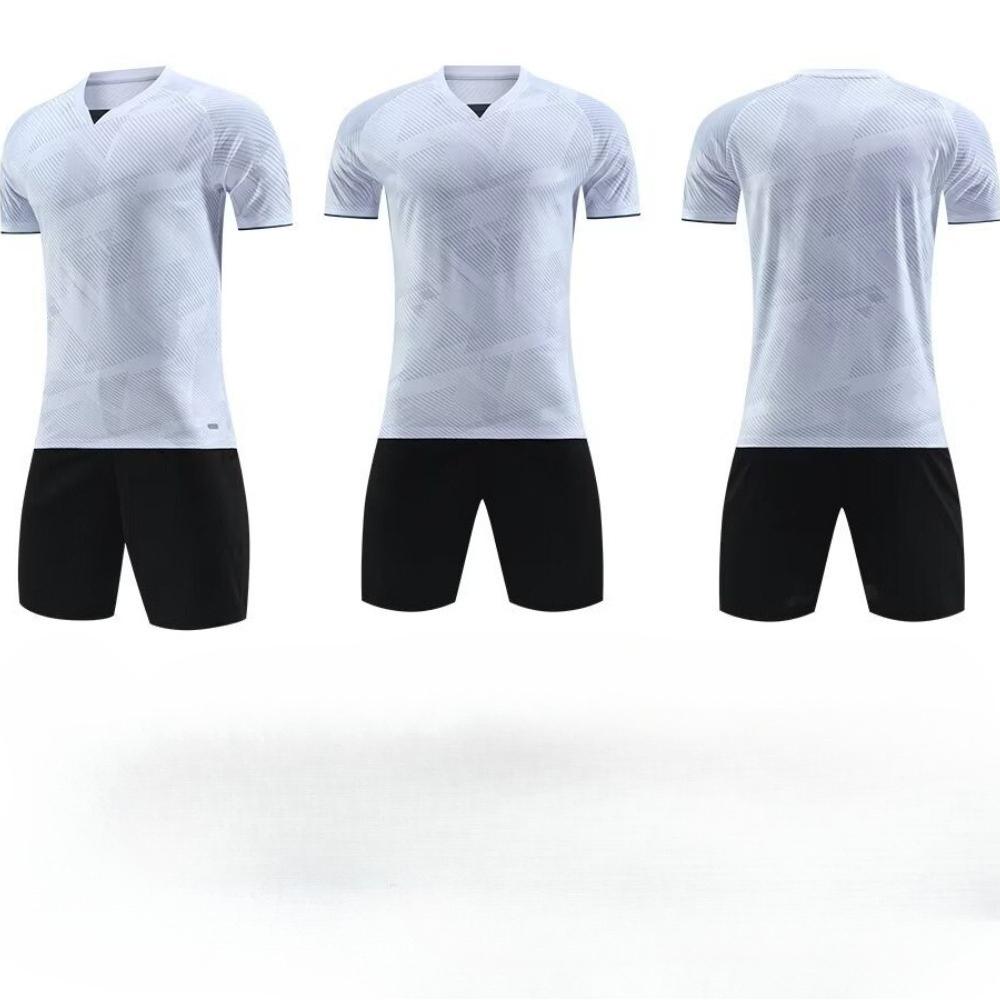 New Football Suit, Breathable and Sweat-absorbing Football Match Suit, Student Outdoor Football Training Suit 3XS