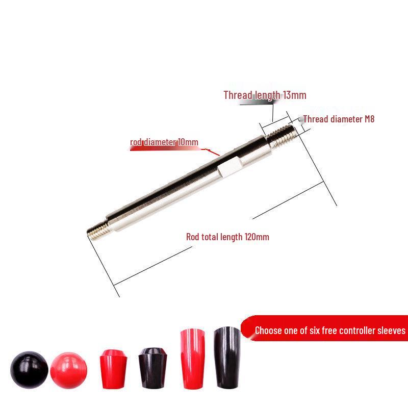304 Stainless Steel Dual-End Threaded Machine Tool Handle Rod for Bench Drill