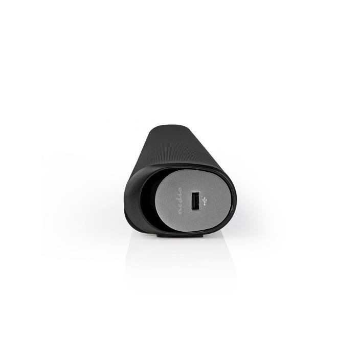 Barre de son Bluetooth - Nedis - 135W - Gris - Connectivité sans fil - Télécommande incluse