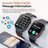 Hwagol Smart Watch (Answer/Make Call) 1.85inch Fitness Tracker, DIY Dials/Pedometer/Calories/Multiple Sport Modes/Voice Assistant, Smart Watches for