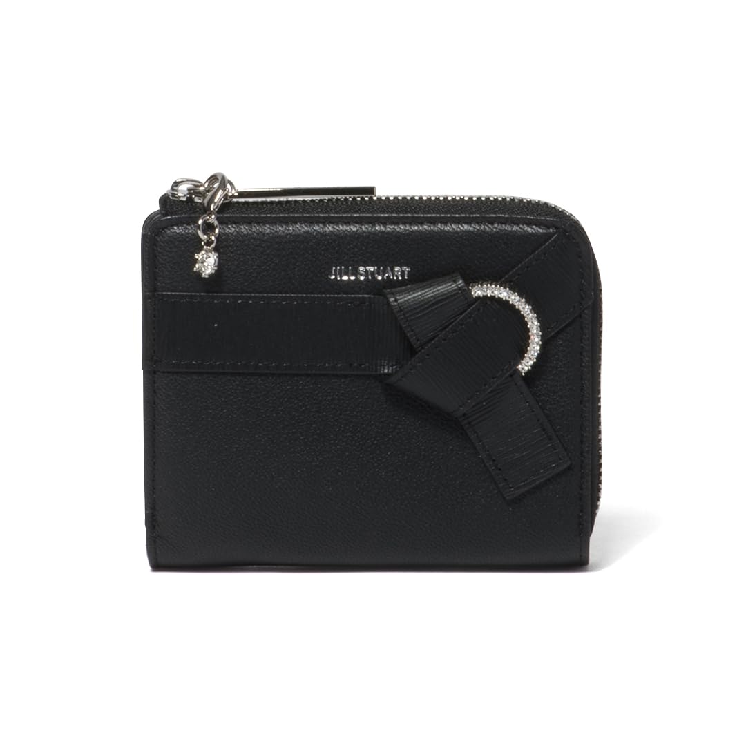 Jill Stuart Improve Zipper Wallet JSLW5AS2 Women s L-Shaped Bi-Fold чёрный