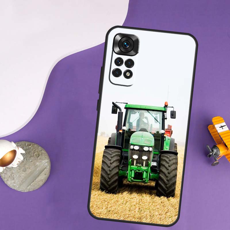 Farm Vehicle Tractor Case For Xiaomi Redmi Note 13 Pro 14 12 9 10 11 Pro 10S 11S 12S Redmi 13C 14C 10C 12C Cover