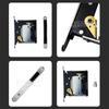 Invisible Room Door Lock Press Type Concealed Handle Hidden Outward-Opening Wooden Magnetic Door Handle Door Lock 2025 NEW