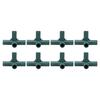 8PCS Plant Support Joint 5 Way Garden Stake Joint Plastic Plant Stake Connector for Greenhouse