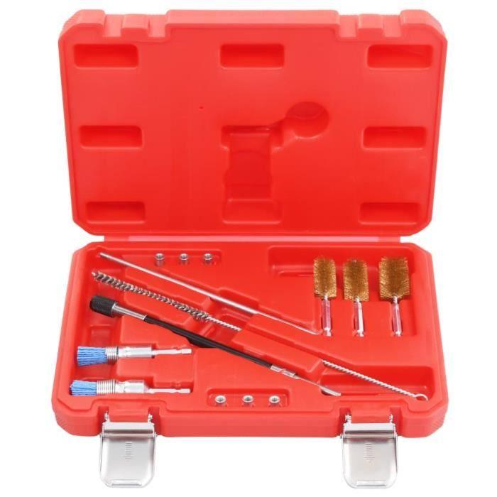VidaXL Kit de nettoyage pour injecteur 14 pcs