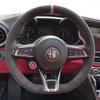 Husa Volan Auto Anti-Alunecare din Piele Suede Cusută Manual Pentru Alfa Romeo Stelvio Giulia - Piese Auto