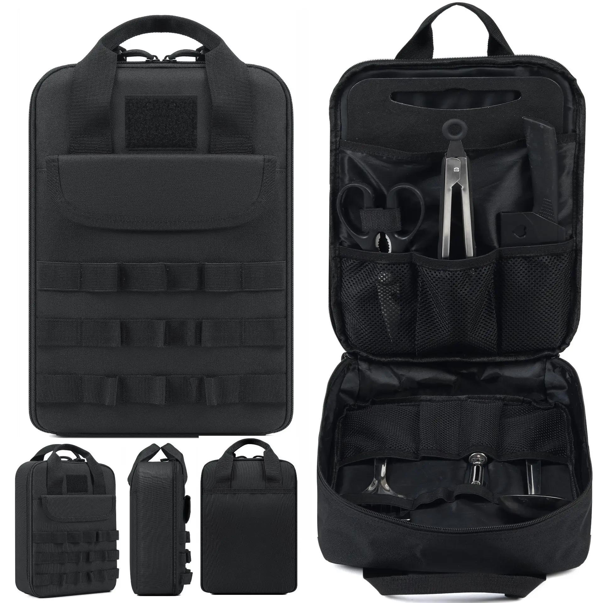 

Надміцна сумка для зберігання кемпінгового спорядження з тканини Оксфорд - Багатосекційний водостійкий органайзер для кухонного посуду, пікніка, подорожей