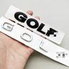 3D ABS Logo G-O-L-F Emblem Letters Badge Car Rear Trunk Sticker For G-ol-f 4 5 6 7 8 MK4 MK5 MK6 MK7 MK8 Accessories
