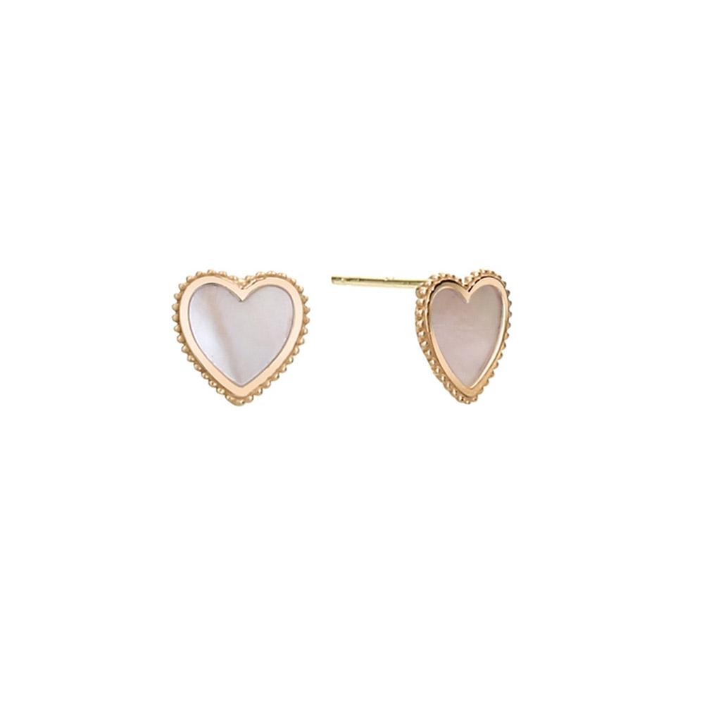 Lloyd Love Blossom White Mother-Of-Pearl 10K Earrings Lpth4014T