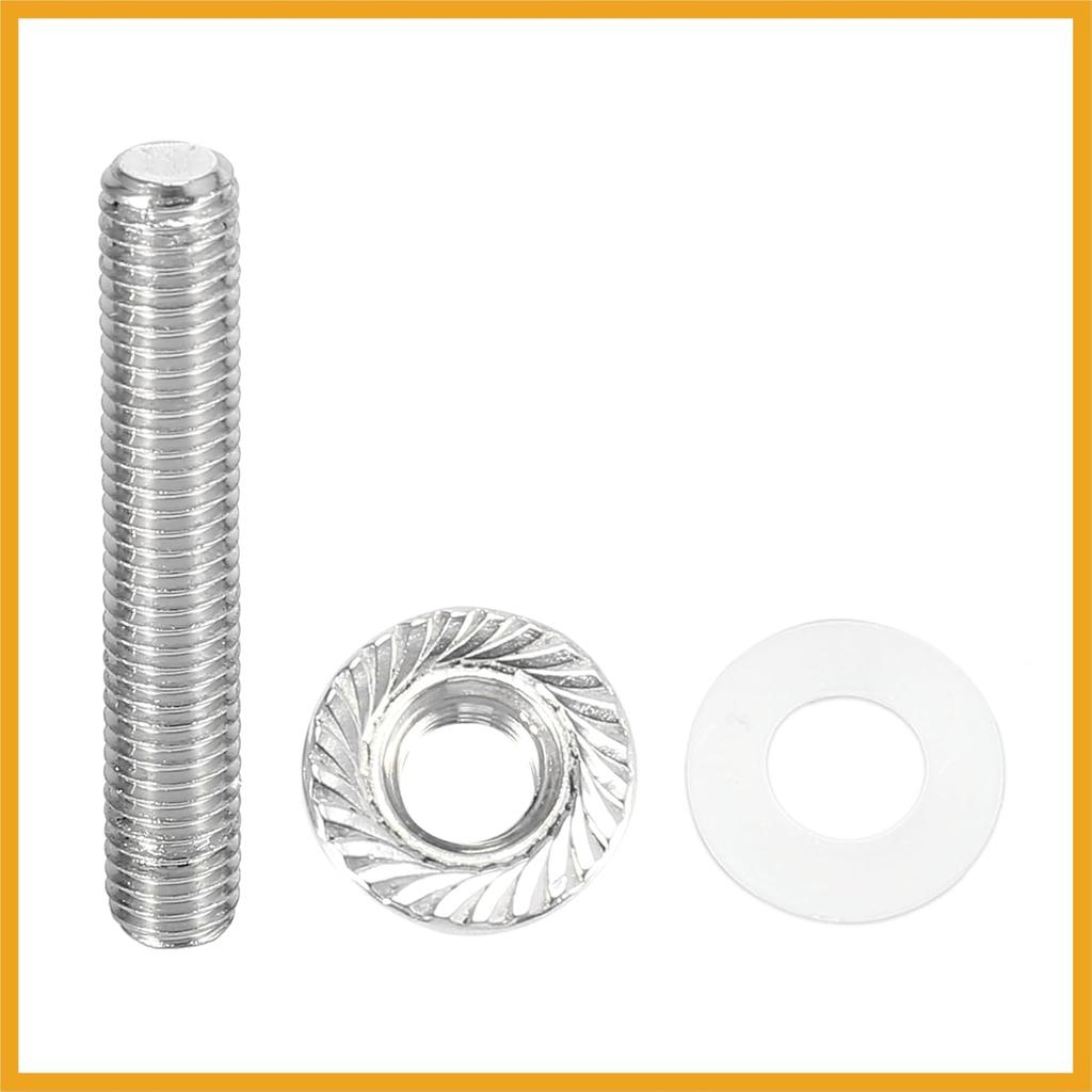 10pcs Stainless Steel Exhaust Manifold Bolt Stud Hardware for Honda for Acura B C D F H K Series Engines Replacement