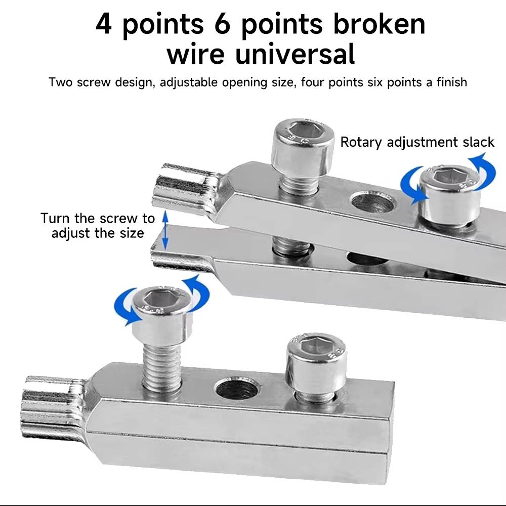 1/2 Set Faucet Angle Valves Broken Wire Extractor,Universal Damage Screw Extractor Remover Tool,Household Manual Plumber Tools