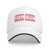 Top Gun Logo Sandwich Hats Unisex VintageBaseball Cap S Movies Hat Adjustable Polyester  Cap Spring Hat