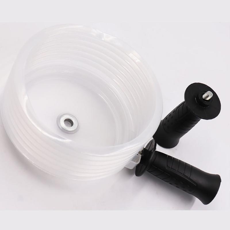 160mm Drill Dust Protector with Handle Dust Control Drill Attachment Drill Dust Catcher for Ceiling & Wall Drilling