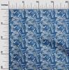 oneOone Cotton Flex Green Fabric Florals Dress Material Fabric Print Fabric By The Yard 40 Inch