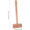 Hand Wood Hammer, Jewelry Making Tools, Wooden Hammer Jewelry Repair Making Jeweler Tool for Gold Silver Platinums
