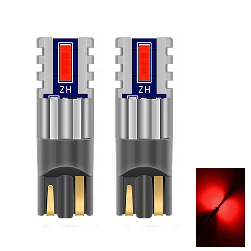 2 Pcs Super Bright T10 Canbus Error Free Car Led Headlight Park Light 1860 SMD W5W Nonpolar LED 12V 24V