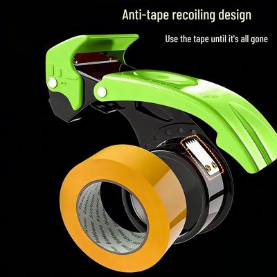 5CM Wide Thickened Metal Tape Cutter | Transparent Handheld Carton Sealer | Large & Small Sizes