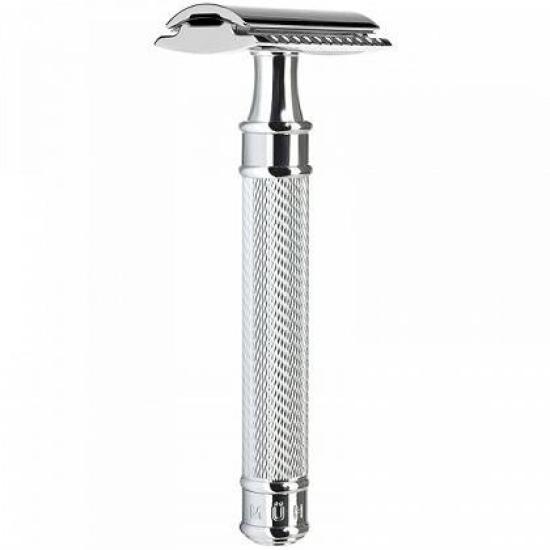 Muhle Classic Razor Grande Set with Stand/Metal R89SETGRANDE)