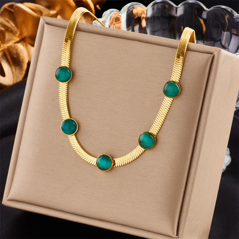 DIEYURO 316L Stainless Steel Gold Heart Pearl Pendant Necklace For Women Punk Street Rustproof Neck Jewelry Party Gift