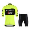 Set Maglia da Ciclismo da Uomo Manica Corta Asciugatura Rapida Traspirante Abbigliamento per Bici da Strada Ciclismo