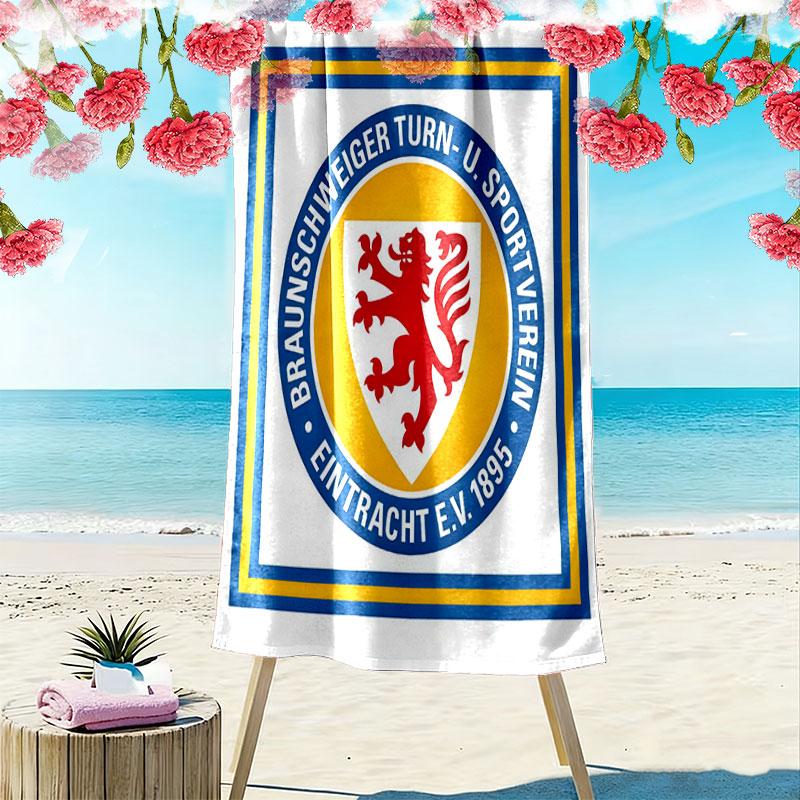 Eintracht Legacy Print Beach Towel, Large Soft Quick Dry Towel for Beach Camping Swimming