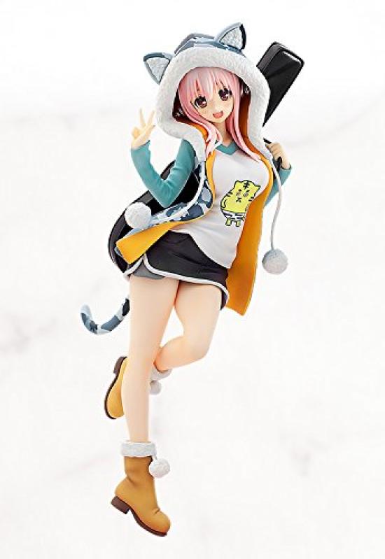 Super Sonico Tiger Parka Scale PVC Painted Complete Figure Ver. 1/8
