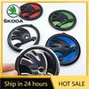 CHC1 2026 Hot For SKODA 100mm Front Emblem for SKODA Superb Fabia Octavia Citigo Kodiaq Karoq Kamiq Yeti Rapid Scala Vision Car Rear