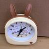 Lazy gift cute rabbit watch creative cartoon style fashionable living room study room pencil clock