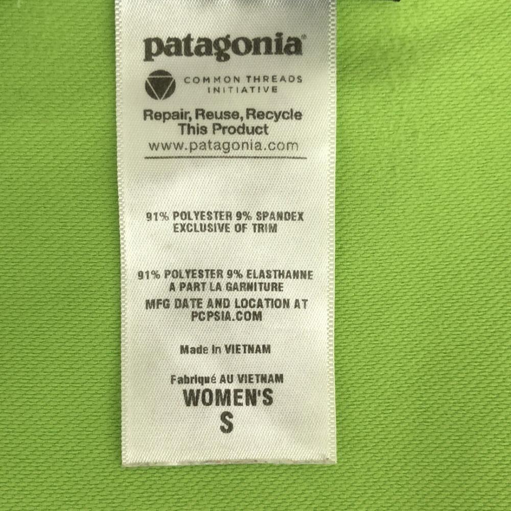 patagonia 83751SP11 Zip jacket S Green x yellow Outdoors Women Used