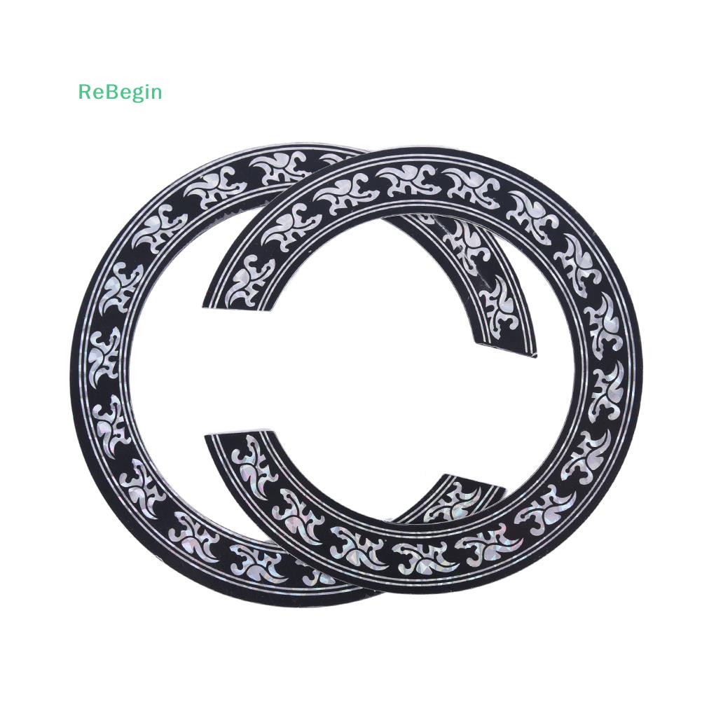 104mm 94mm Inch Size Hard PVC Guitar Circle Sound Hole Rosette Inlay