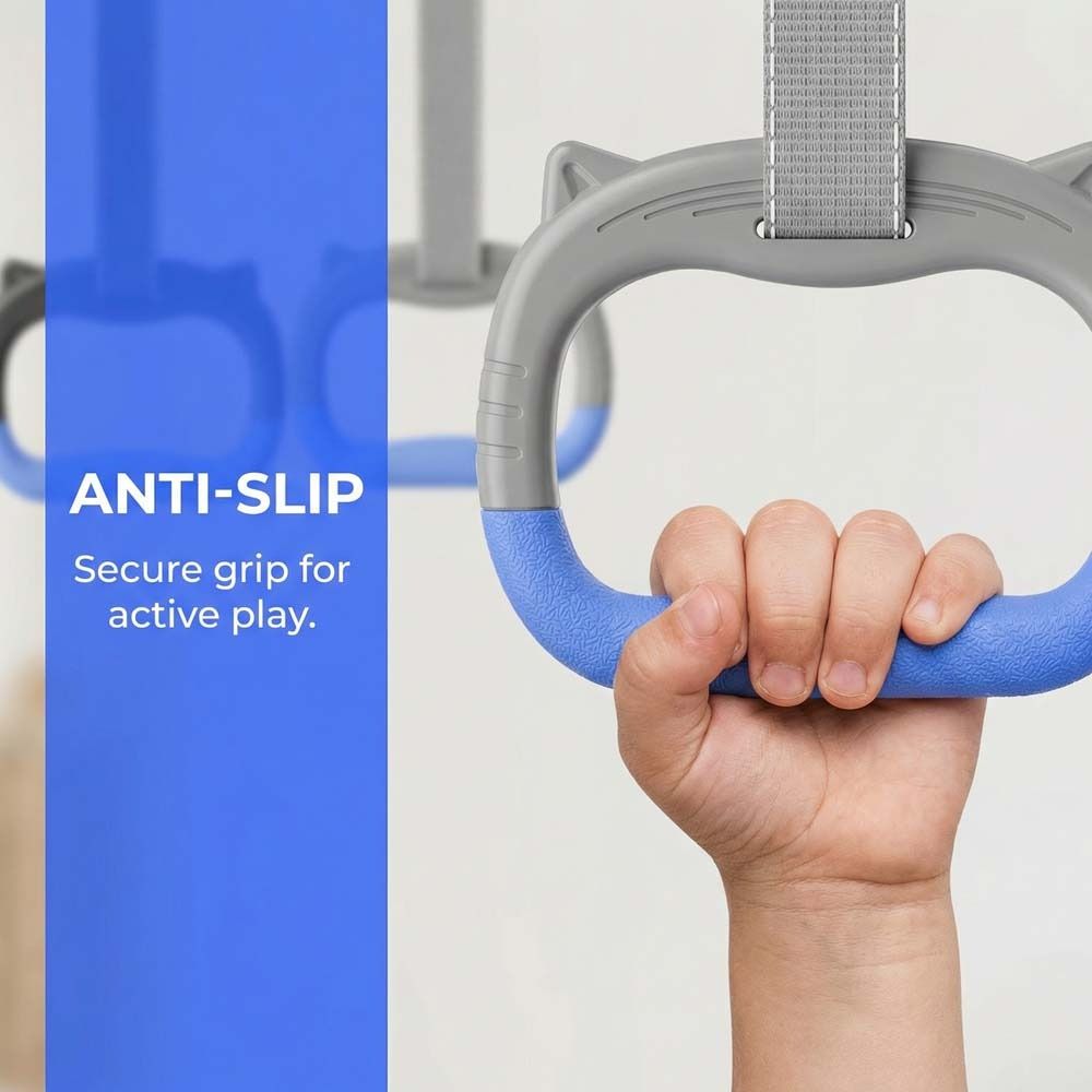 Langlebige Gymnastikringe mit Gurten Fitness Übungsring Workout Gea Klimmzugstange Fitness Training