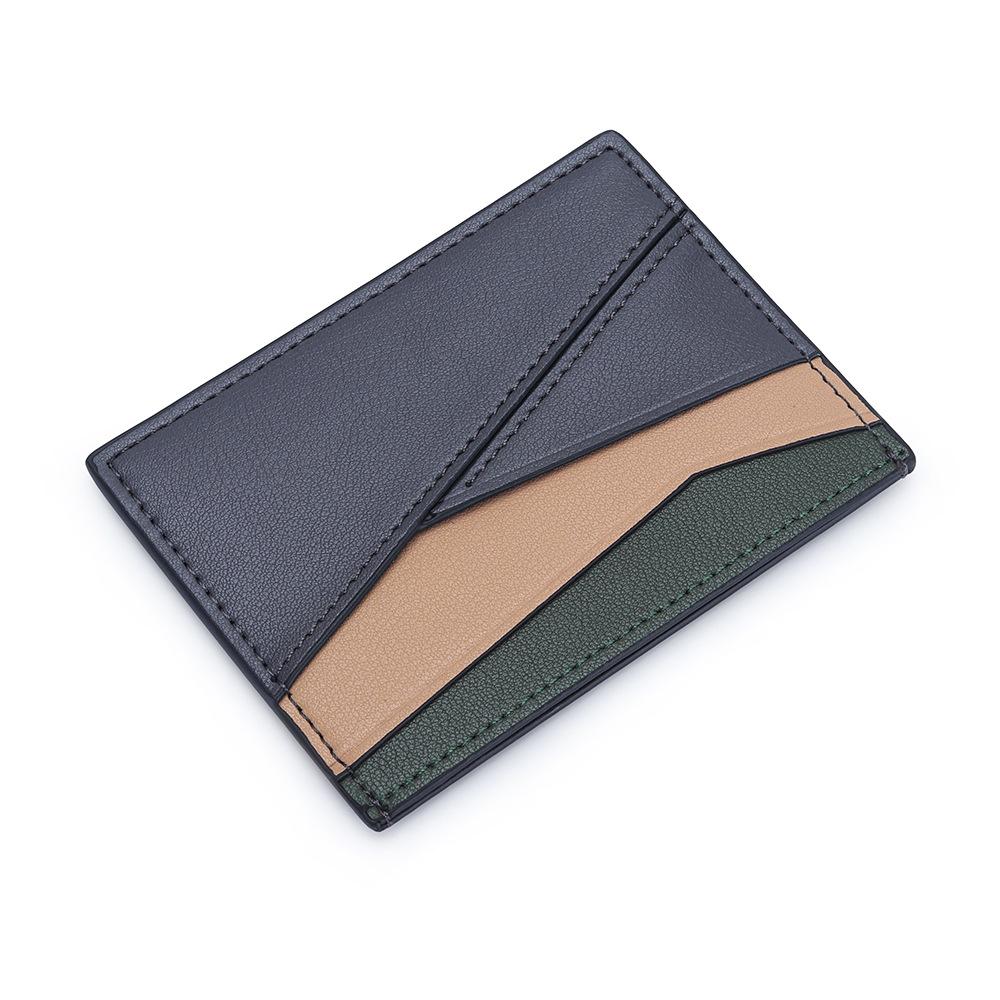 Credit Card Wallet Super Slim Card Holder Genuine Leather Wallet for Man and Women with 4 Card Slots and 1 Coin Pocket