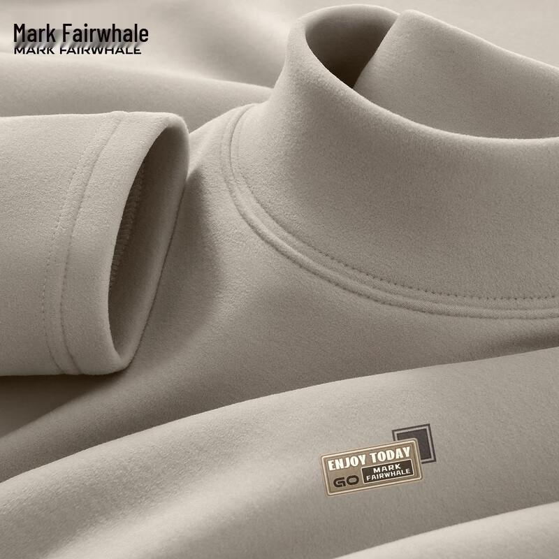 Mark Fairwhale Men s Double-Sided Fleece Warm Long Sleeve T-Shirt 2XL