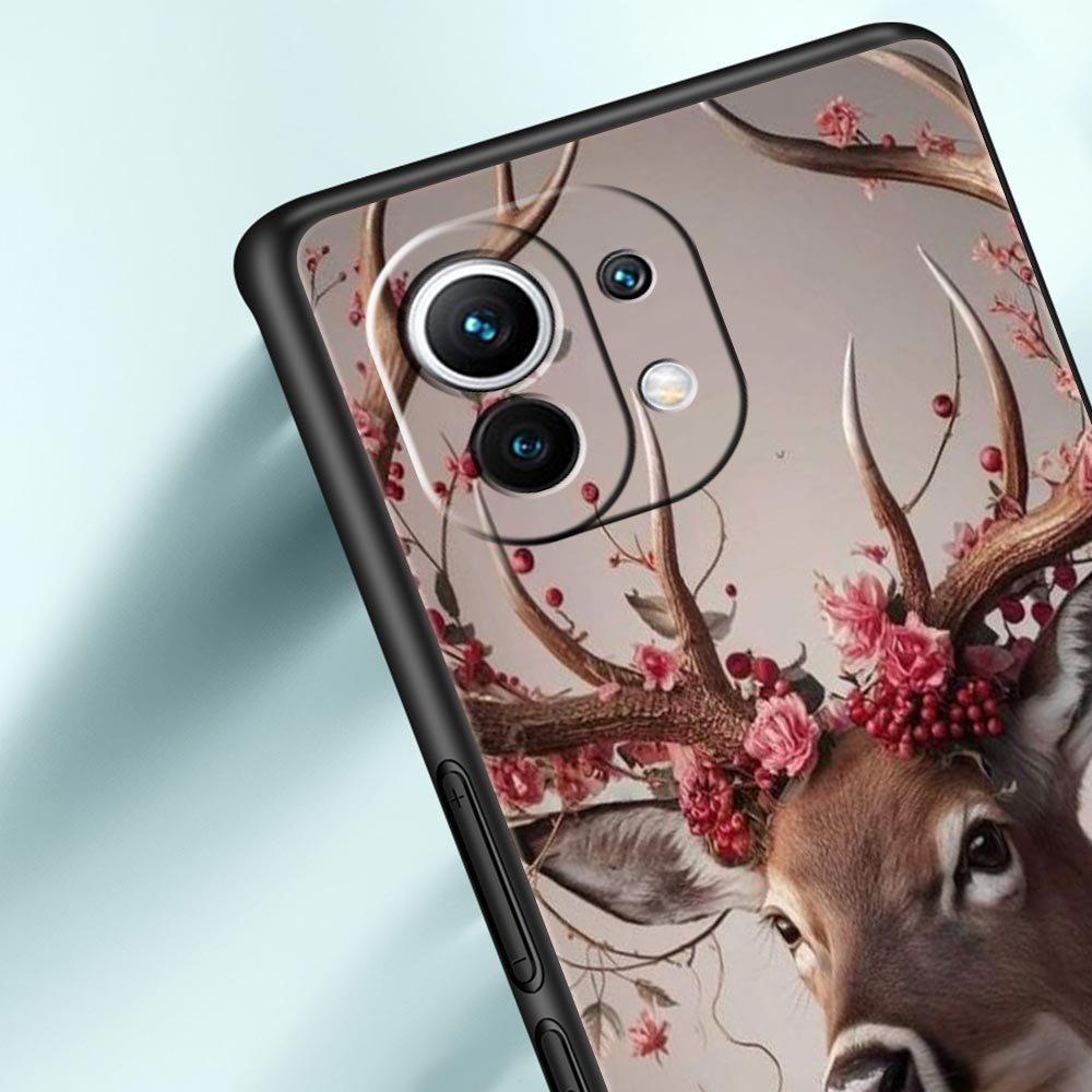 Deer Lichee Pattern Phone Case Cover for Xiaomi Mi 17 Pro Max 15 14 13 12 11 Ultra 15T 14T 13T 12T 11T Pro Lite Soft TPU Shell