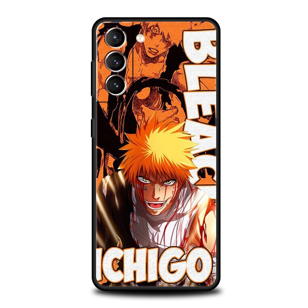 Bleach Kurosaki Ichigo For Samsung Galaxy S22 Ultra S20 S21 FE 5G S10 S9 Plus S10E S8 Phone Case Note 10 Lite 20 Silicone Cover
