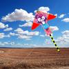 Weifang Kite New 2 Meter Triple Puzzle Kite Children Adult Long Tail Kite Outdoor Cartoon Patchwork Kite