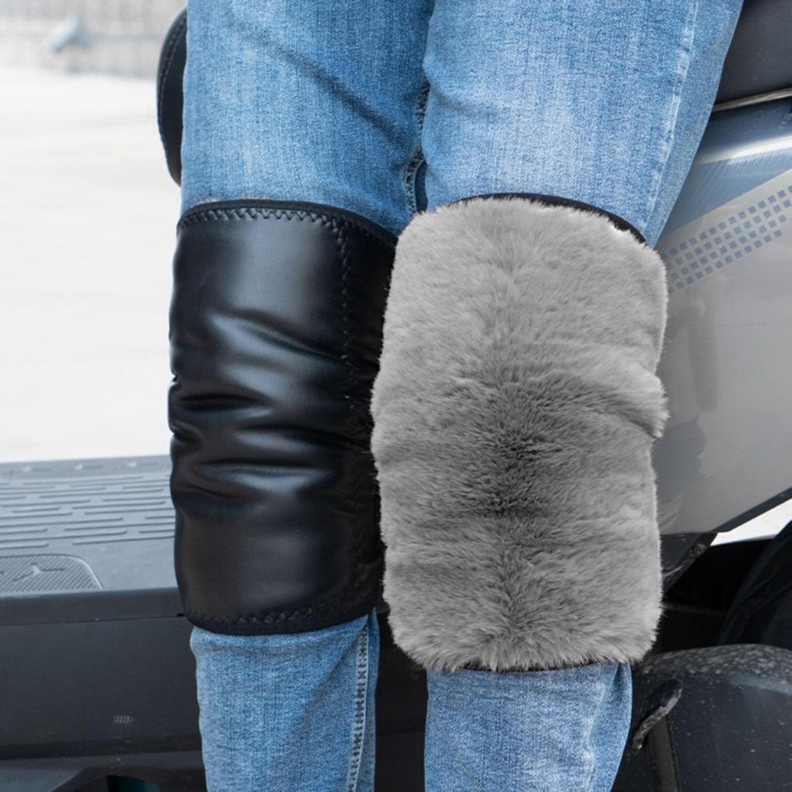 Elastic Knee Sleeve Leg Thermal Protection Winter Knee Warmers for Cycling Motorcycle Bike Winter Sports Daily Commuting Camping China Mainland